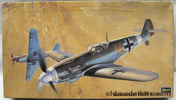 Hasegawa 1/48 Messerschmitt Bf-109 F-4 Trop - 3/JG27 Lt. Hans-Joachim Marseille Feb 1942 / Same June 1942 / Kdr. 3/JG27 Same September 1942 / 6/JG3 Franz Schwaiger Feb 1942 / Kdr JG27 Major Gustav Rodel June 1943, J12 plastic model kit